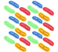 SOIMISS Set 24 Pezzi Catarifrangenti per Ruote Bici Mountain Bike, Adesivi Riflettenti Multicolore per Sicurezza Guida Notturna, Kit Riflettore Anteriore e Posteriore per Ciclismo Urbano