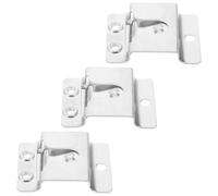SOIMISS Set 3 Ganci per Microfono Auto in Metallo Alta Resistenza Clip di Fissaggio per Microfono Radio Compatibile con Modelli TK868G TM471A TM271A TM281 Supporto Salvaspazio per