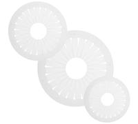 SOIMISS Set 3 Pezzi Creatore di Rosette per Spille Stampo per Distintivi Bottone e Guida per la Spaziatura Modello Artigianale Riutilizzabile per Cucito e Scrapbooking Base per Fiocchi