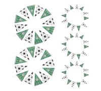 SOIMISS Set 5 Ghirlande Striscione Calcio in Carta, Decorazioni per Feste Compleanno a Tema Calcio Bandiere da Football, Forniture per Party Sportivi e Eventi Mondiali