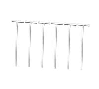 SOIMISS Set 6 Bacchette di Vetro Sterile per Diffusione Cellulare, Spargitore in Vetro Autoclavabile per Piastre di Agar, Strumento da Laboratorio per Microbiologia e Ricerca