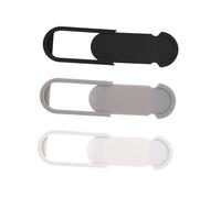 SOIMISS Set 6 Pezzi Copertura per Webcam Computer e Smartphone, Slider Privacy Sottile Apertura Facile, Protezione Dati Personali per Laptop e Telefono (Bianco, Nero, Grigio Argento)