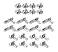 SOIMISS Set 8 Pezzi Piastre a Molla per Contatto Batteria Aa, Terminali Positivi e Negativi per Microfoni, Accessori per Manutenzione Dispositivi Audio e Streaming Professionale