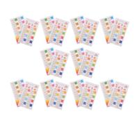 SOIMISS Set da 10 Etichette Adesive Indice Mensile 2026, Linguette Adesive Colorate Resistenti e Rimovibili per Planner, Diario e Organizzazione Ufficio, Etichette Data per Pianificatore