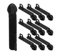 SOIMISS Set da 20 Tiretti per Cerniera Doppio Strato in Lega di Zinco Antideflagranti, Cursori di Sicurezza per Bagagli Foro Blocco Password, Kit Riparazione Valigie e Zaini per