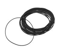 SOIMISS Set da 30 Cinghie in Gomma per Lettori Cassette e Dvd, Cinghia di Trasmissione Nera 130mm X 1,2mm, Resistente Agli Urti, per Manutenzione e Riparazione di Registratori a Nastro