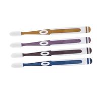 SOIMISS Set Da 4 Testine Di Ricambio Per Spazzolino Da Denti in Silicone Nano Set Spazzolini Portatili Per Adulti Per Pulizia Orale Delicata a Casa