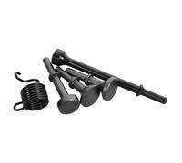SOIMISS Set da 5 Pezzi Martelli Pneumatici Piatti in Acciaio Molle di Compressione Accessori per Scalpello e Punte per Levigatura Kit per Utensili Pneumatici Industriali per Lavori di
