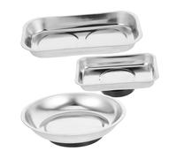 SOIMISS Set Di 3 Supporti Magnetici Per Utensili E Hardware Vassoio Per Parti Magnetiche Anti-smarrimento Piastra Per Organizer Per Hardware Piccolo Base Antiscivolo Vassoio Per Parti