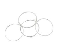 SOIMISS Set di Corde 8 Corde per Mandolino in Acciaio Argento, Leggero e Resistente per Migliorare la Profondità del Suono, per Mandolino Classico