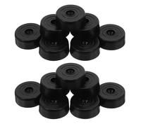 SOIMISS Sollevatori per Divani 24 Pezzi Piedini Avvitabili in Plastica Antiscivolo 33X13Mm per Protezione Pavimenti in Legno e Aumento Altezza Mobili per Soggiorno e Sala da Pranzo