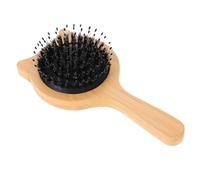 SOIMISS Spazzola per Chioma in Bambù Pettine Manuale Antinodo e Comfort, per Districare Chioma Secca o Umida, Comoda e Resistente in Plastica Khaki