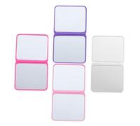 SOIMISS Specchio Portatile Pieghevole Piccolo Per Trucco a Doppia Faccia Riflesso Ad Alta Definizione, Compatto e Leggero Per Viaggio, Ufficio e Uso Quotidiano, Set Da 4 Pezzi Colorati