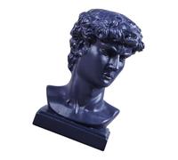 SOIMISS Statua David in Resina Porta Stuzzicadenti da Scrivania Soprammobile Moderno e Decorativo per Ufficio e Casa Scultura Compatta e Resistente