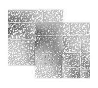 SOIMISS Stencil Mimetico in Acciaio Set 2 Pezzi per Verniciatura Spray Modelli Riutilizzabili per Pittura Fai da Te e Decorazioni Artigianali