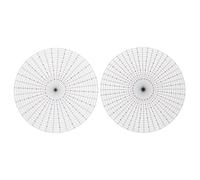 SOIMISS Strumento per Creare Fiocchi di Nastro con Disco per Tessere in Plastica Resistente Modello per Spaziatura Precisa e Base per Fiocco Fai da Te Set da 2 Pezzi Portatile per