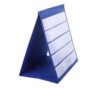 SOIMISS Supporto da Tavolo per Aula Tasche Trasparenti Doppia Faccia Portadocumenti Tascabile per Insegnanti e Studenti Organizzatore per Tabelle di Programmazione 305X33 CM Struttura