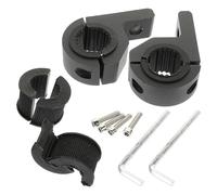 SOIMISS Supporto per Luci Moto 20-30mm Clip Morsetto Antiscivolo e Antishock per Manubrio e Fari Moto Accessori Turismo
