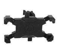 SOIMISS Supporto Telefono 360° per Bici e Passeggino, Nero ABS EVA | Montaggio senza Attrezzi, Cinghia Regolabile in Tessuto, Mini Corpo Girevole, Presa Stabile su Manubrio