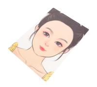 SOIMISS Tavola Pratica per Pittura Viso in Plastica Riutilizzabile Modello Allenamento Trucco con Design Organi Facciali Facile da Pulire per Esercizio Viso Creativo