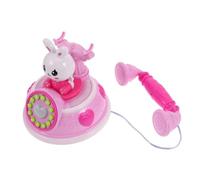 SOIMISS Telefono Retrò per Telefono Vintage con Funzioni Interattive Ruolo e Sviluppo per Ragazzo e Realistico Rosa