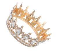 SOIMISS Tiara in lega per le signore copricapo paillettes Nozze di compleanno per le donne Pageant Crown corone di fate per le donne strass D'oro