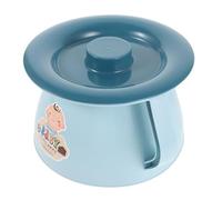 SOIMISS Vasino Portatile per con Coperchio Secchio per da Viaggio Ergonomico in Plastica Blu Orinatoio da Comodino per Addestramento al Vasino e Campeggio