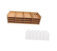 SOIMISS Vassoio Porta Strumenti per Pittura Diamante con Scomparti Organizer Multi Conservazione Gioielli e Piccoli Accessori Artigianali