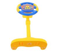 SOIMISS Volante Giocattolo per Musica Volante Simulato con Supporto Stabile e Rotazione Gioco di Guida Educativo e Interattivo per Bambine Design Compatto ed Ergonomico