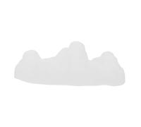 SOIMISS Water Crystal Glass Calligraphy Paperweight With Artistic Mountain Design Brush Rest For Writing And Painting Desk Decoration For Office And Study Organization