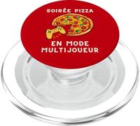 Soirée Pizza en Mode Multijoueur Gamer et Junk Food PopSockets PopGrip per MagSafe