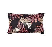 SOIRE'E Soiree Josette - Cuscino imbottito in velluto, 30 x 50 cm, colore: Nero