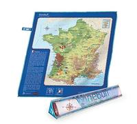 SOIRE'E Wine Buff-Francia, Panno, Blu, 50x50x3 cm