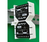 SOIXX Supporto DIN per 2 Shelly Wave, Plus, Gen3, Gen4, 90°