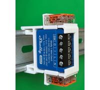 SOIXX Supporto DIN per Shelly Mini Wave Gen3 e 2 WAGO, dritto bianco