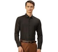 SOJANYA (Dal 1958, Camicia Formale Classica in Cotone Uomo, nero, 46