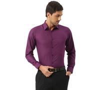 SOJANYA (Dal 1958, Camicia Formale Classica in Cotone Uomo, Viola scuro, 50