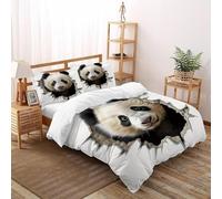 SOJFGSNAJ colombo Copripiumino A Doppio Strato animali della giungla di fiori Ipoallergenico Copripiumino in Fibra Ultra Fine Stampa 3D Set Di Biancheria Da Letto Tre Pezzi King（220x240cm）