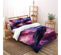 SOJFGSNAJ nave da guerra Copripiumino totem Morbido E Confortevole Copripiumino in Fibra Ultra Fine Stampa 3D Tuta in Tre Pezzi King（220x240cm）