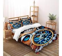 SOJFGSNAJ The aquila Among aquilas Copripiumino A Doppio Strato Fibra Di Poliestere Copripiumino in Fibra Ultra Fine Stampa 3D Set Di Tre Pezzi Sul Letto King(220x240cm)