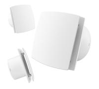 Soka home Estrattore d'aria per bagno ignorabile silenzioso Ø100 mm - timer, sensore di umidità - 95 m³/h - standard DPE - anti-muffa - VMC intelligente, ventilazione migliora qualità dell'aria