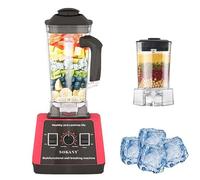 SOKANY 5000W Frullatore Elettrico, 9 Velocità + Funzione Pulsazioni, 2 e 1 frullatore multifunzione, 2,5L Frullati e Smoothie/Macinacaffe, Lame in Acciaio Inox, Senza BPA