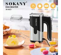 SOKANY 6621 Frullatore a Immersione Multifunzione, Sbattitore per Uova, Mixer Elettrico. 800W Alta Potenza | Design 2-in-1, Doppio Albero | Acciaio Inossidabile Resistente al Calore | Regolazione 5 Ve