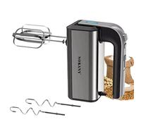 SOKANY SK-6651 Sbattitore elettrico da cucina, Sbattitore a mano con 2 fruste e 2 ganci impastatrici a 5 velocità, battitore in acciaio inox con pulsante di espulsione (SK-6651)