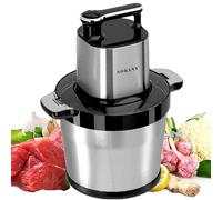 SOKANY Tritatutto Elettrico 1500W con 8L Ciotola in Acciaio Inox 3 Velocità con 6 Lame Affilate Frullatore Tritatutto con Motore Potente Robot da Cucina per Frutta Verdura Carne Spezie