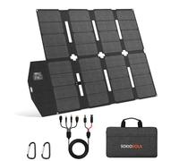 SOKIOVOLA ETFE - Kit di ricarica per pannello solare pieghevole, portatile, 100 W, 18 V, IP68, impermeabile, compatto e portatile, per campeggio all'aperto, piccole centrali elettriche mobili