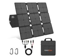 SOKIOVOLA Pannello solare pieghevole da 120 W con connettore MC-4 Pannello solare portatile per il campeggio pieghevole caricatore del pannello solare per portatili portatili Power Station Laptop RV