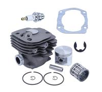 SoKOIUU Parti del Tosaerba Adatto for Accessori Cilindro pistone da 50 mm 362 365 371 372 362XP 372XP Parti for Motosega Rivestimento Motore Motore 503939372