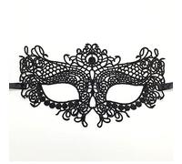 sokrocile Maschera da donna ultra leggera in pizzo maschera mascherata nera maschera hallowmas festa veneziana bella mardi erba festa sera ballo ballo maschera regina