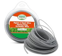 SOL 1 filo di nylon e acciaio resistente, 3 mm x 41 m, resistente e di lunga durata, ideale per tagliare erba spessa, erbacce e crescita eccessiva in giardini, prati e aree esterne